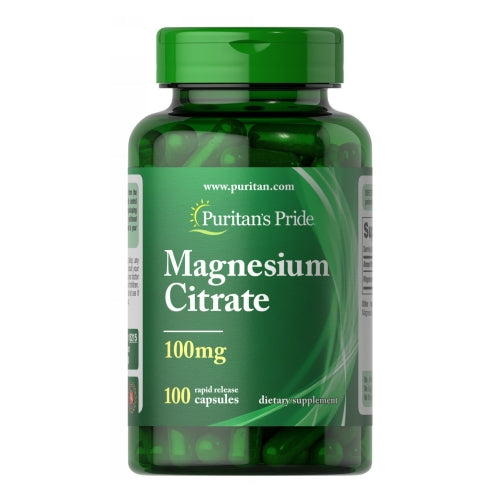 Magnesium Citrate 100 Capsules by Puritan's Pride
