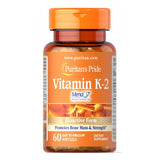Vitamin K-2 (MenaQ7) 60 Softgels by Puritan's Pride