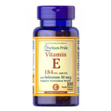 Vitamin E-400 IU with Selenium 50 mcg 100 Softgels by Puritan's Pride