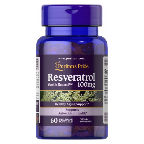 Resveratrol 60 Rapid Release Softgels by Puritan's Pride