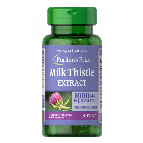 Milk Thistle Extract (Silymarin) 30 Softgels by Puritan's Pride