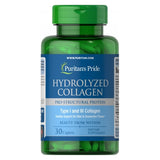 Hydrolyzed Collagen Trial Size 30 Caplets by Puritan's Pride