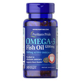 Omega 3 Fish Oil Trial Size 30 Softgels by Puritan's Pride