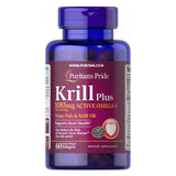 Krill Oil Plus High Omega-3 Concentrate 60 Softgels by Puritan's Pride