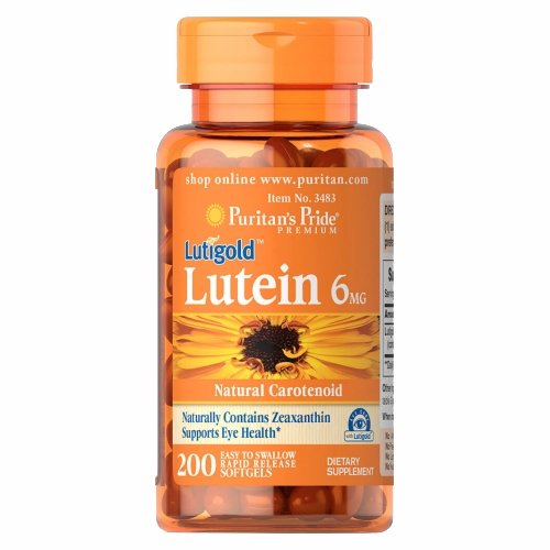Lutein with Zeaxanthin 200 Softgels by Puritan's Pride