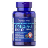 Extra Strength Omega-3 Fish Oil 60 Softgels by Puritan's Pride
