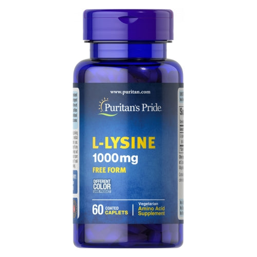 L-Lysine 60 Caplets by Puritan's Pride
