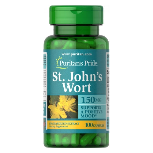 St. John's Wort Standardized Extract 100 Capsules by Puritan's Pride