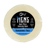 Fragrance Free Shave Soap Puck 5.5 Oz by O MY!