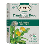 Dandelion Root Herbal Tea Supplement 16 Bags by Alvita Teas