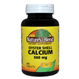 Nature's Blend, Calcium Oyster Shell, 500 mg, 200 Tabs