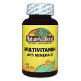 Multi-Vitamin With Minerals 250 Tabs by Nature's Blend