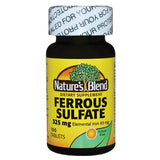Ferrous Sulfate Elemental Iron 100 Tabs by Nature's Blend
