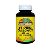 Calcium Carbonate With Vitamin D3 100 Tabs by Nature's Blend