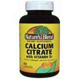 Calcium Citrate With D3 100 Caplets by Nature's Blend