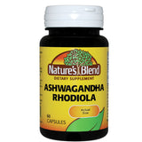 Ashwagandha Rhodiola 60 Count by Nature's Blend
