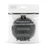 Chorcoal Exfoliating Round Sponge 1 Count by Earth Therapeutics