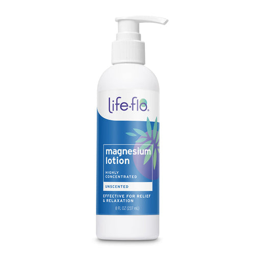 Magnesium Lotion Unscented 8 Oz by Life-Flo 