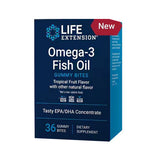 Life Extension, Omega-3 Fish Oil Gummy Bites, 36 Gummies