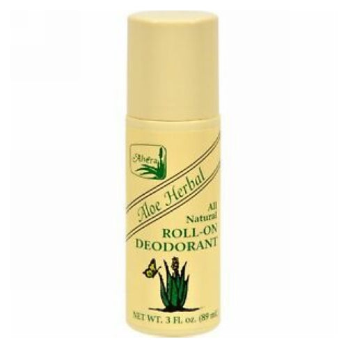 Aloe Based Roll-On Deodorant Herbal, 3 OZ By Alvera