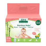 Bamboo Baby Sensitive Wipes 3 Count by Aleva Naturals