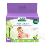 Bamboo Baby Wipes 3 Count by Aleva Naturals