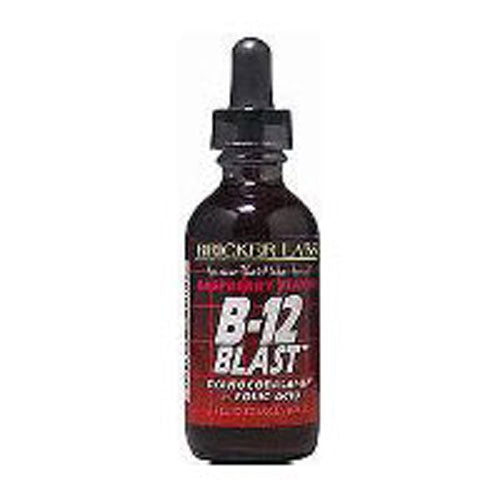 Bricker Labs, B-12 Blast Raspberry Liquid, 2 OZ EA