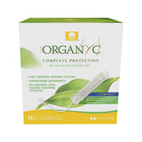 Compact Tampons Regular 16 Count by Organyc
