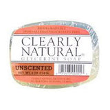Clearly Natural, Glycerine Soap, Unscented, 4 Oz