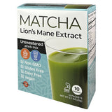 Matcha Lion's Mane Extract Sticks 10 Count by Maitake Mushroom Wisdom