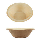 Palm Leaf Bowls Round 4" 25 Packets by Ozo Eco Pro
