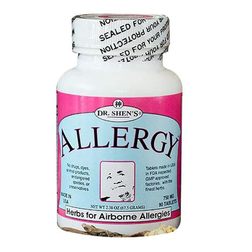 Allergy Formula A 90 Tabs By Dr. Shens
