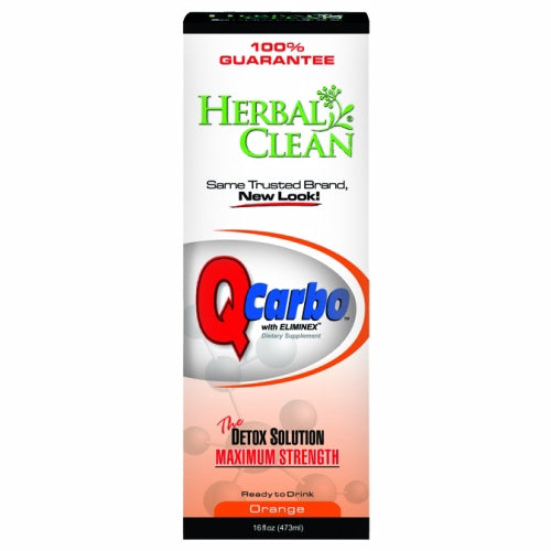 BNG Enterprises/Herbal Clean, QCarbo Fast Cleansing Formula Orange, 16 OZ