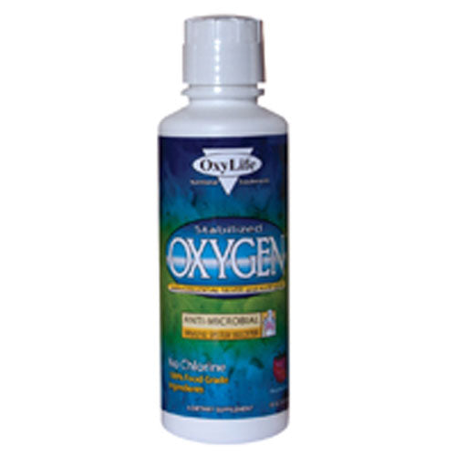Oxylife Products, Stabilized Oxygen With Colloidal Silver, UNFLAVOURED PLAIN, 16 OZ