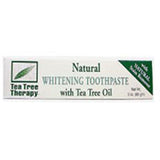 Tea Tree Therapy, Natural Whitening Toothpaste, 3 OZ EA
