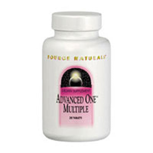 Advanced-One Multiple 30 Tabs (No Iron) By Source Naturals