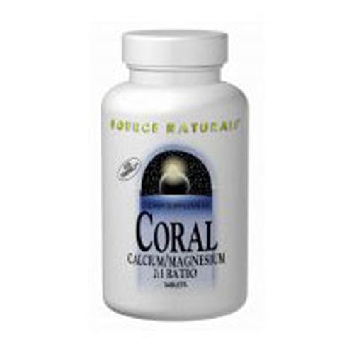Coral Calcium & Magnesium 2:1 Ratio 45 Tabs By Source Naturals