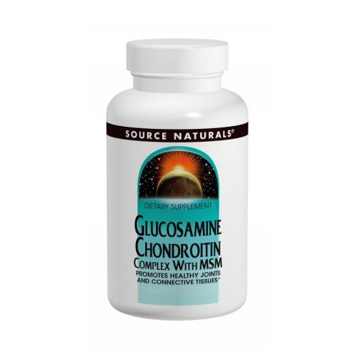 Source Naturals, Glucosamine Chondroitin, w/MSM 240 Tabs