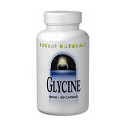 Glycine 1gm 100 Caps By Source Naturals