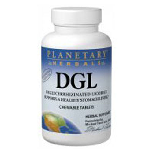 Planetary Herbals, DGL Licorice, Chewable 200 Tabs