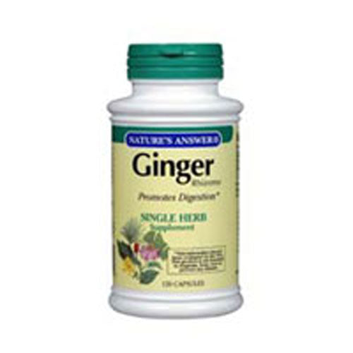 Ginger Rhizome 90 Cap By Nature's Answer