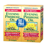 American Health, Evening Primrose Oil Super Potency, 1300 MG, 60+60 softgels