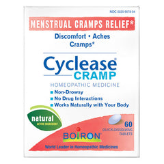 Boiron Clyclease Menstrual Cramp Relief Tablet - 60 count per pack