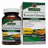 Nature's Answer, Ginseng Root Korean, 50 Vcaps