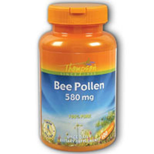 Thompson, Bee Pollen, 580 MG, 100 Tabs