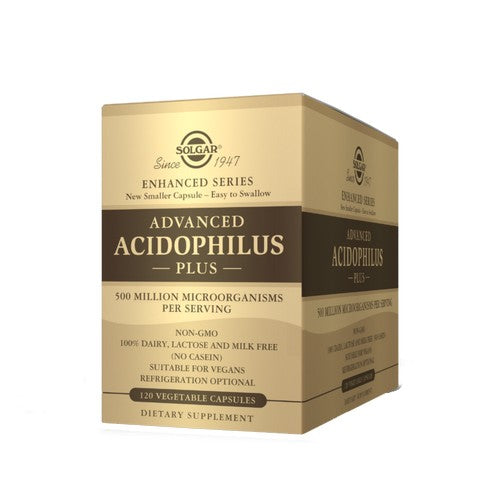 Solgar, Advanced Acidophilus Plus Vegetable Capsules, 120 V Caps