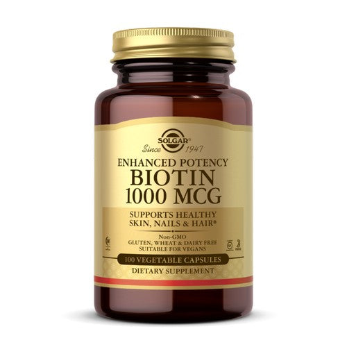Biotin 100 V Caps By Solgar