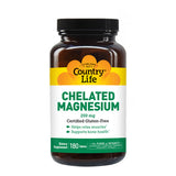 Country Life, Chelated Magnesium, 250 MG, 180 Tabs