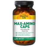 Country Life, Max-Amino with B-6 (Blend Of 18 Amino Acids), 180 Caps