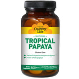 Country Life, Tropical Papaya, 22 MG, 500 Wafers